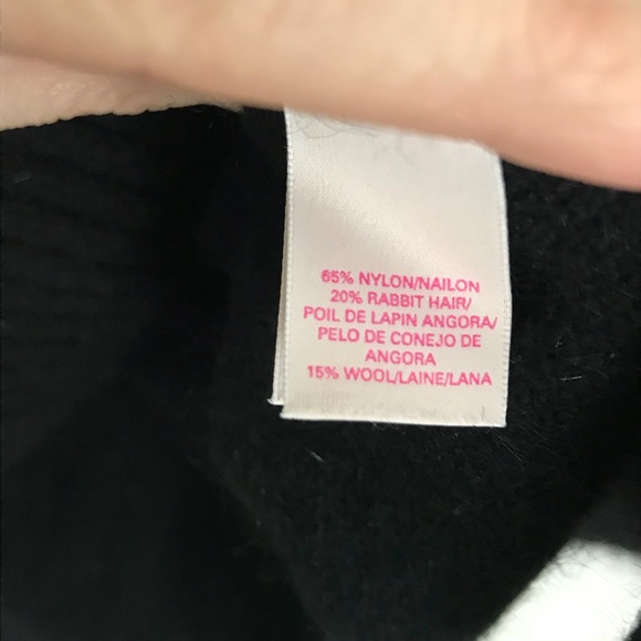 Victorias Secret Rabbit Hair Sweater Black Small - Picture 3 of 6